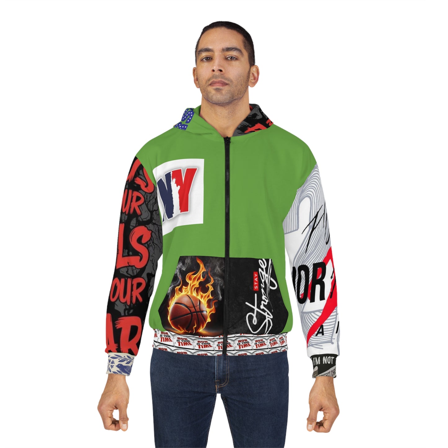 Unisex Zip Hoodie (AOP) S93