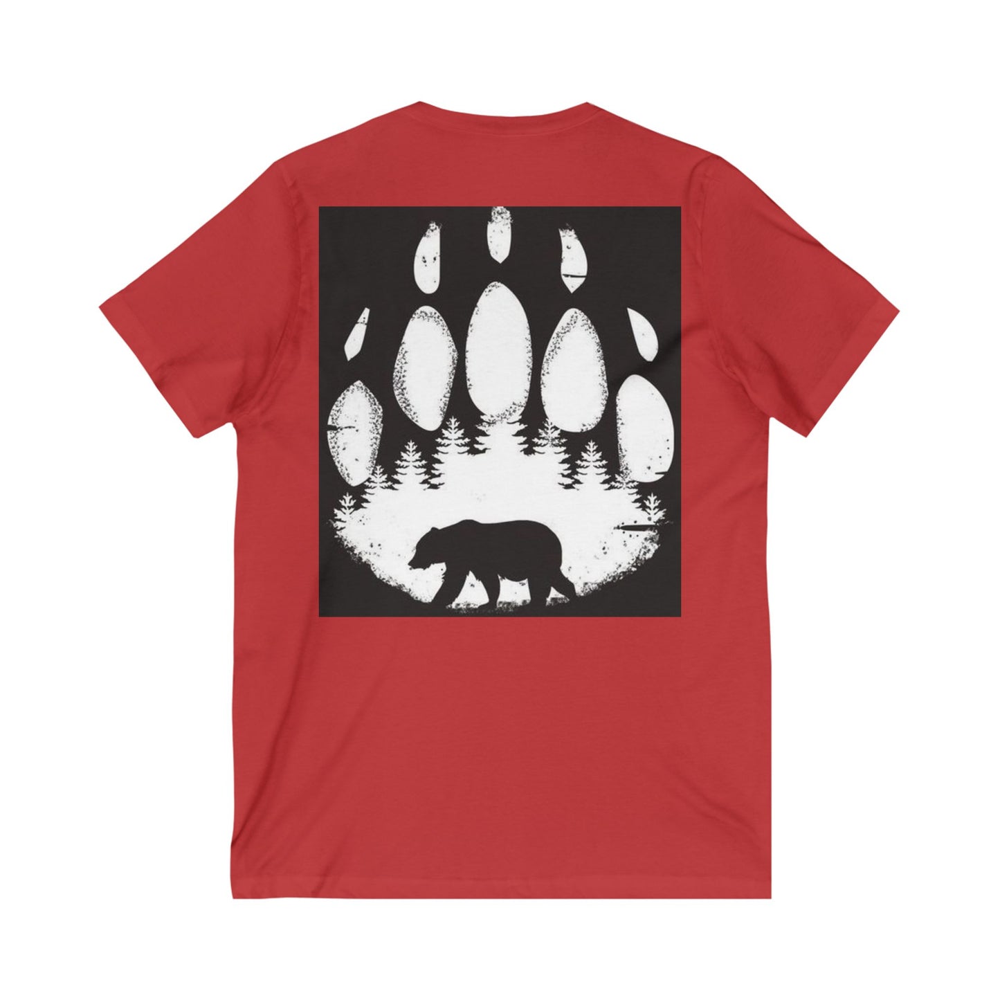 Unisex Jersey Short Sleeve V-Neck Tee S93