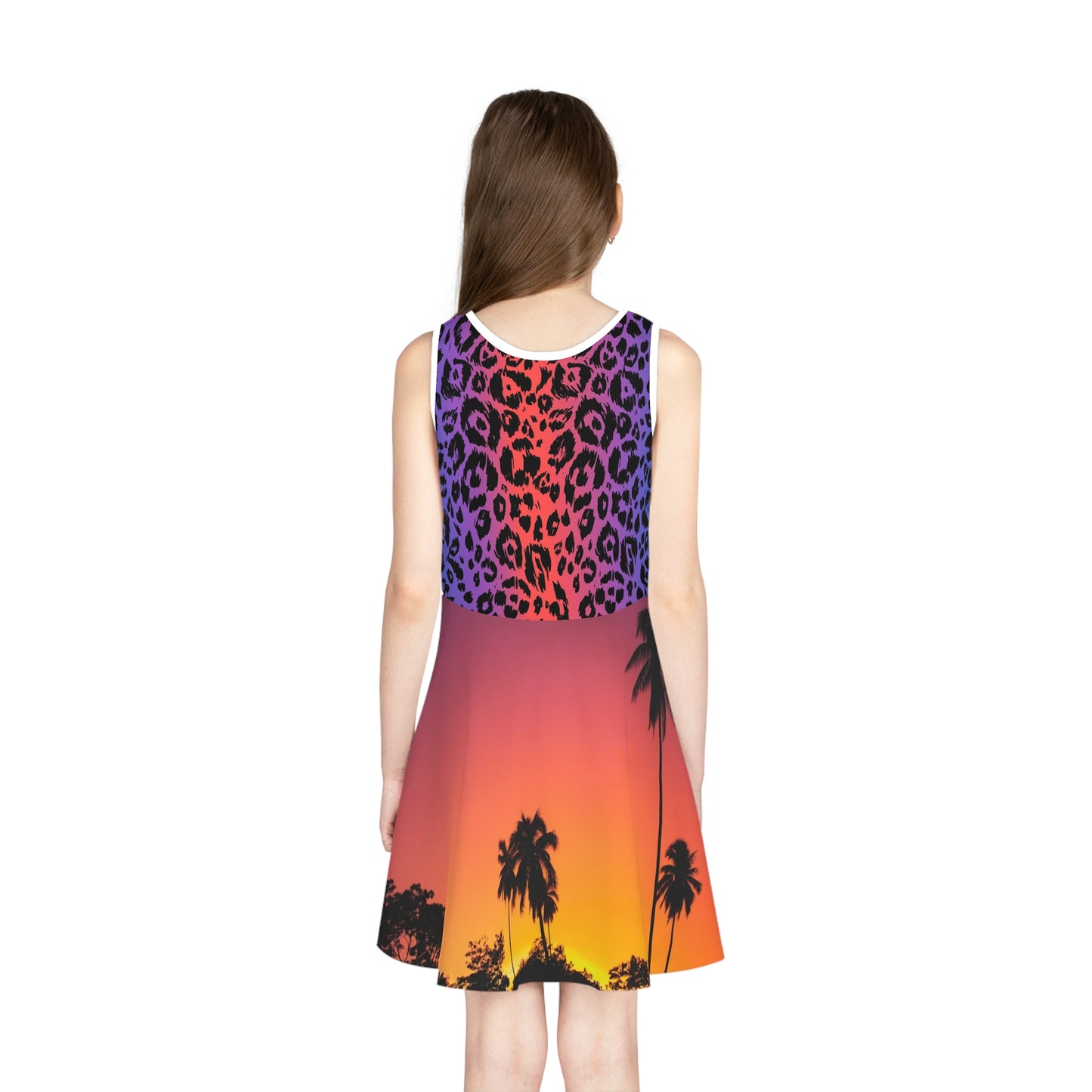 Girls' Sleeveless Sundress (AOP) S93
