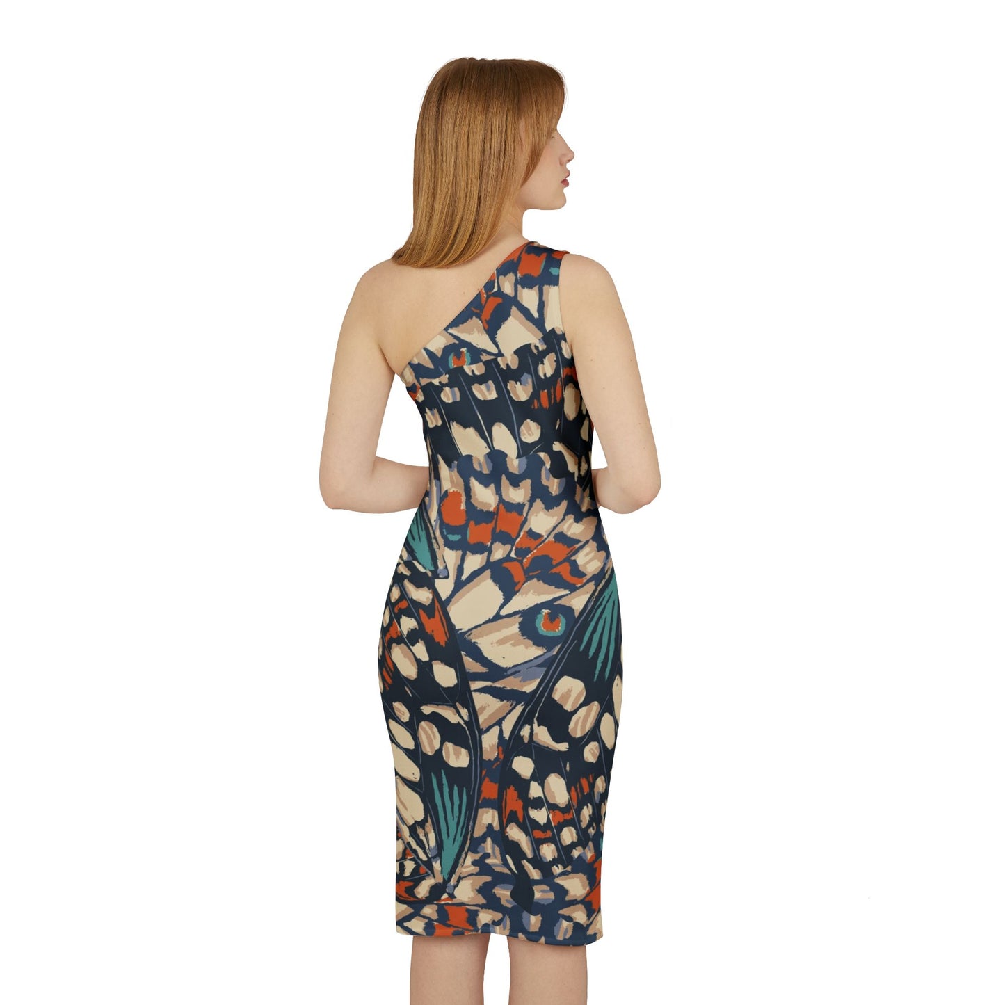 Shoulder Dress (AOP) S93