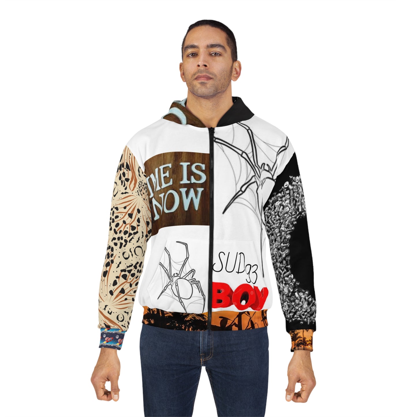 Unisex Zip Hoodie (AOP) S93