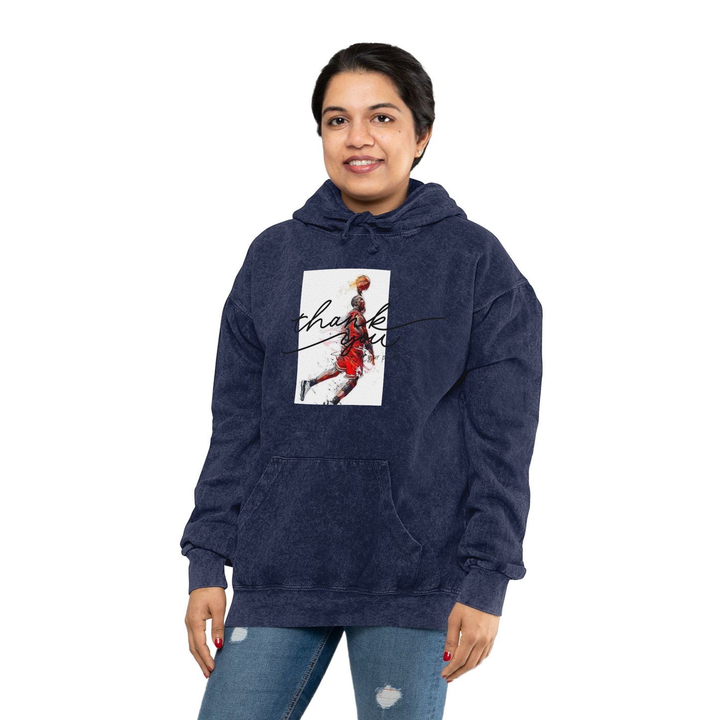 Unisex Mineral Wash Hoodie S93