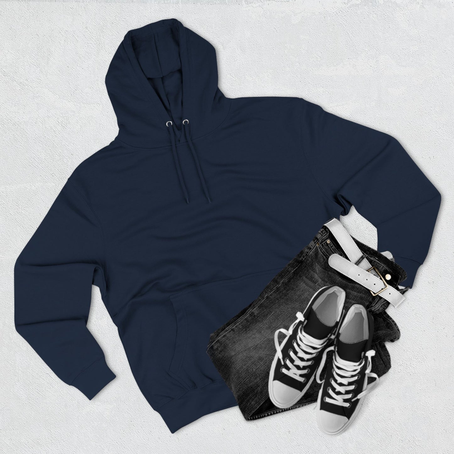 Three-Panel Fleece Hoodie S93