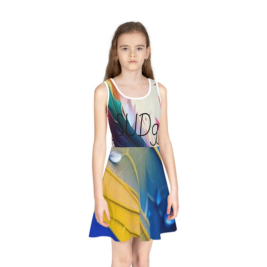 Girls' Sleeveless Sundress (AOP) S93