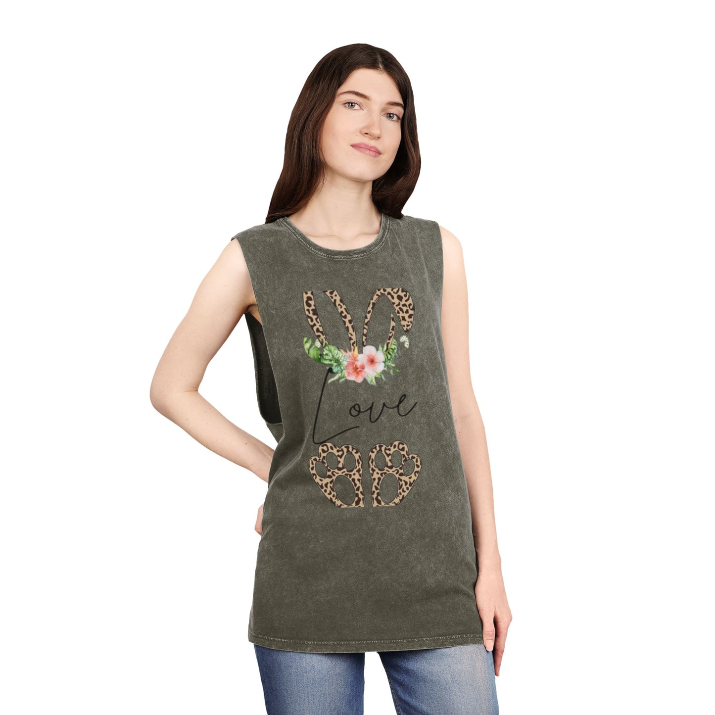 Unisex Stonewash Tank Top S93