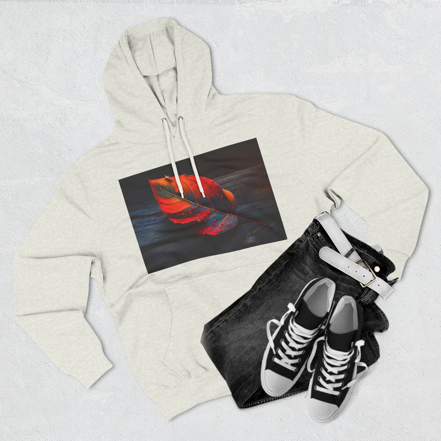 Three-Panel Fleece Hoodie S93