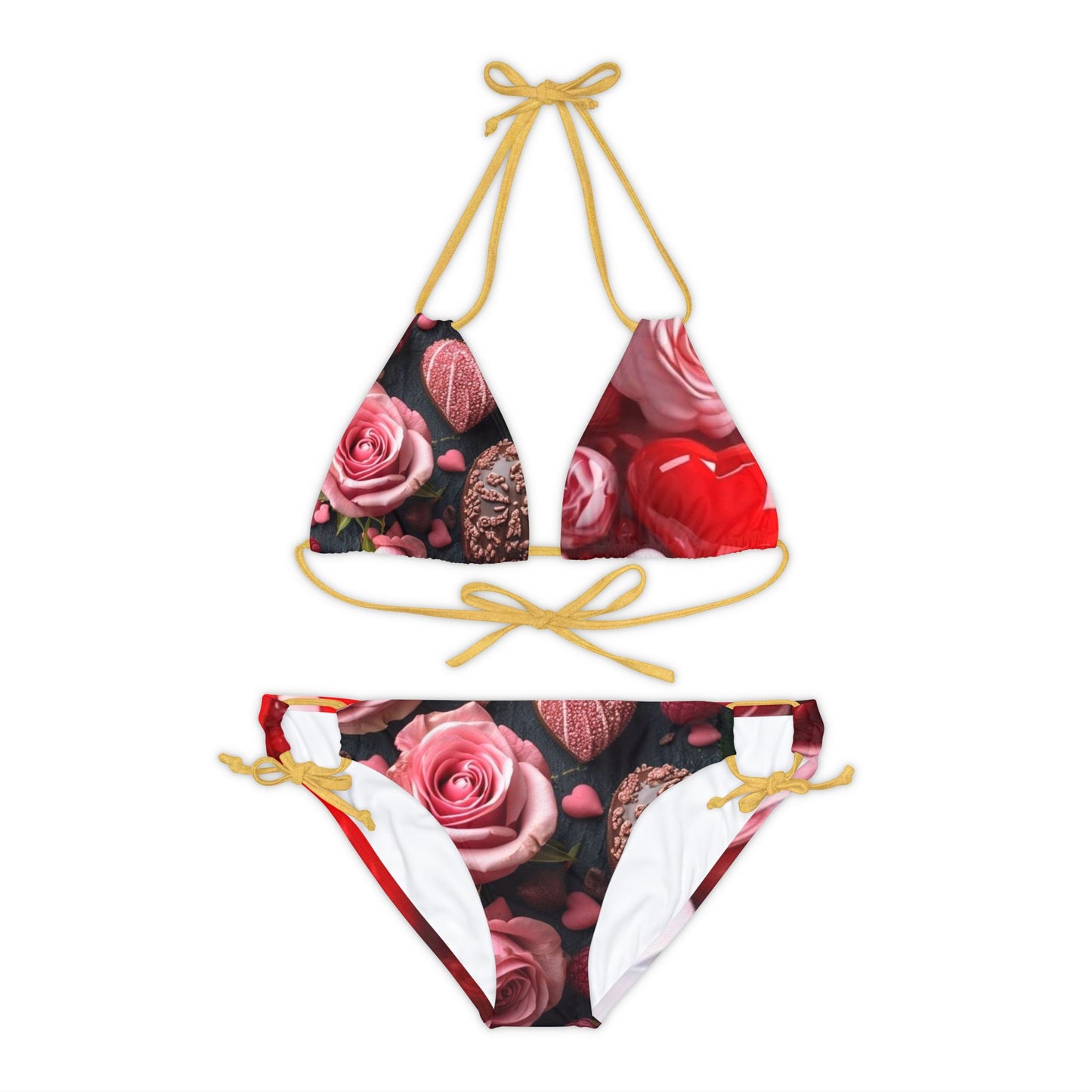 Strappy Bikini Set (AOP) S93