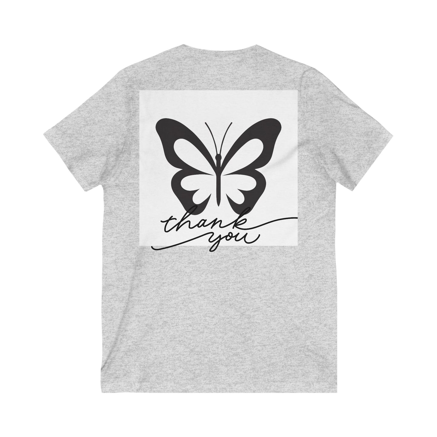 Unisex Jersey Short Sleeve V-Neck Te S93
