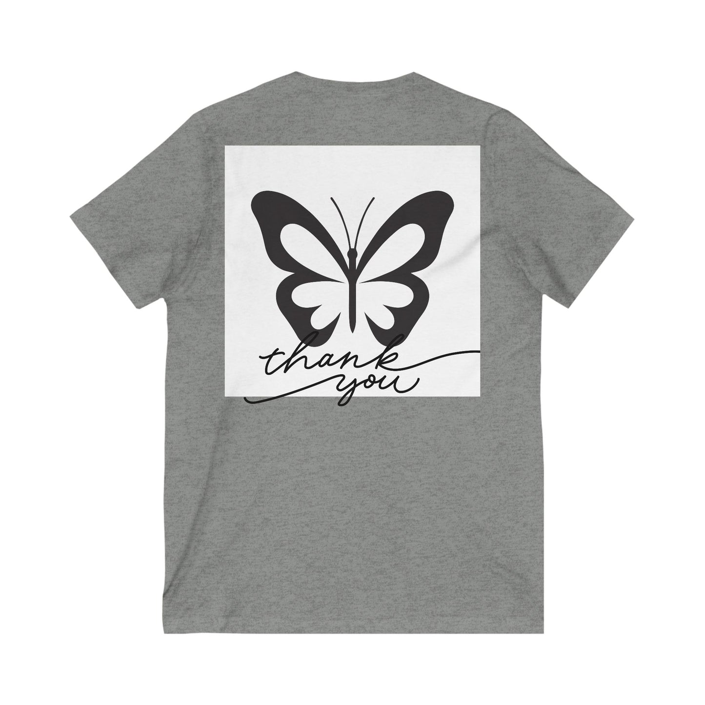 Unisex Jersey Short Sleeve V-Neck Te S93