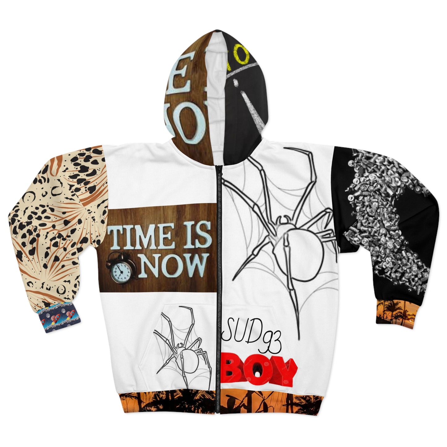 Unisex Zip Hoodie (AOP) S93