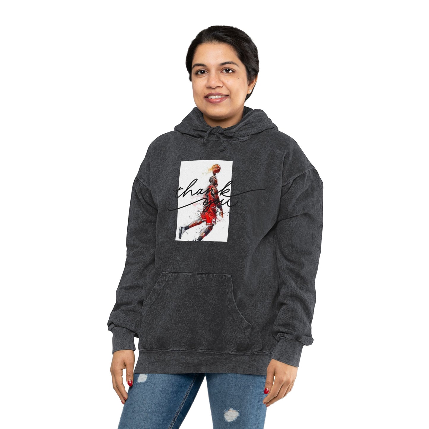 Unisex Mineral Wash Hoodie S93