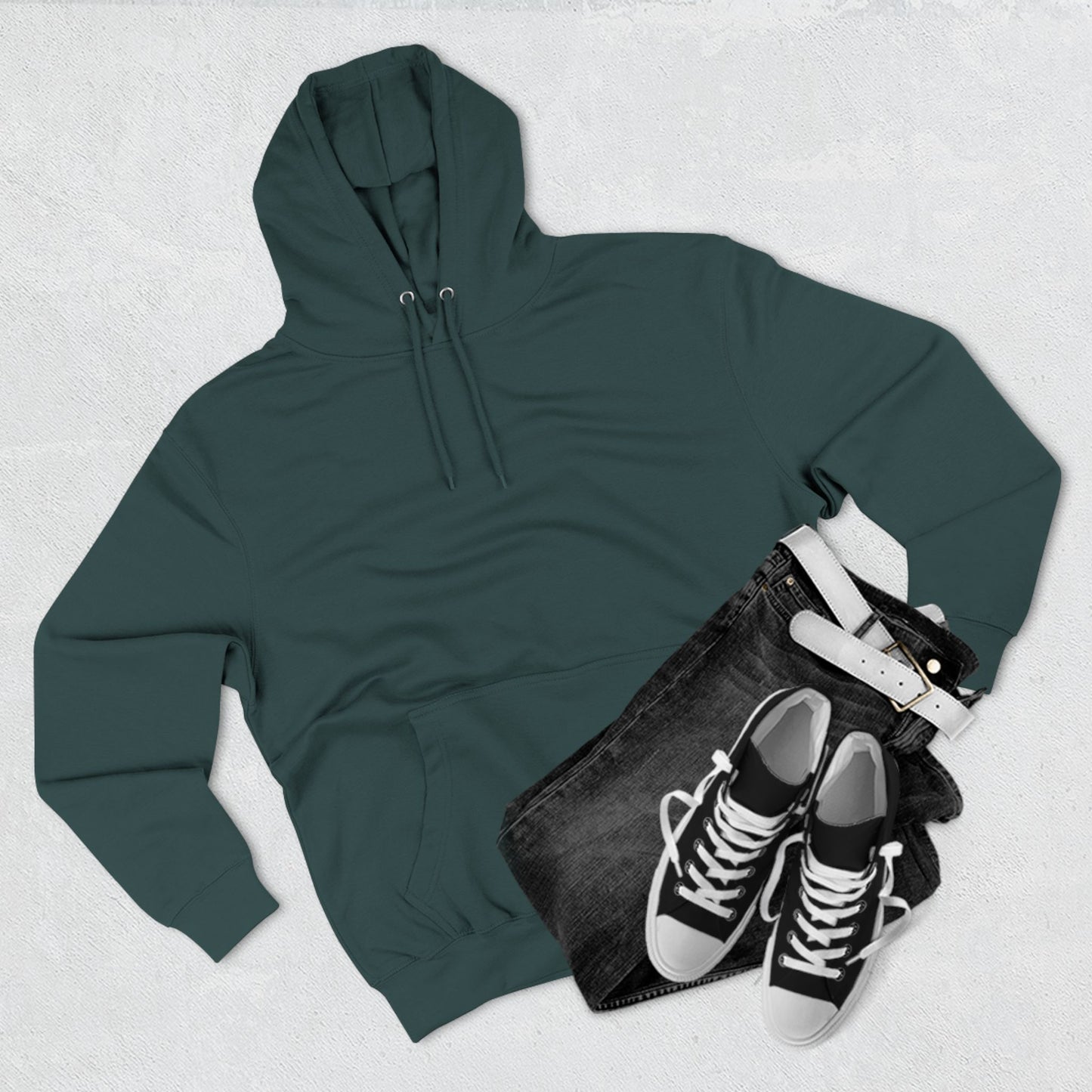 Three-Panel Fleece Hoodie S93