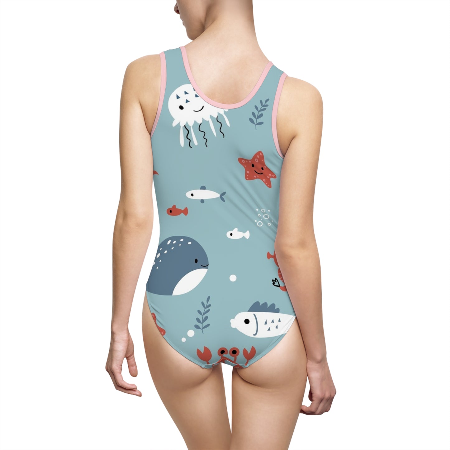Women's Classic One-Piece Swimsuit (AOP) S93