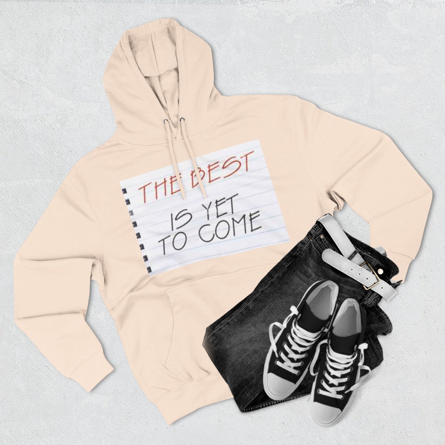 Three-Panel Fleece Hoodie S93