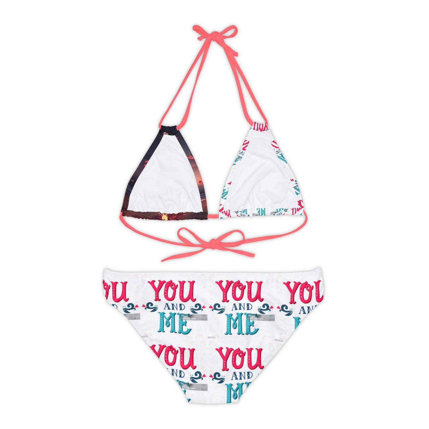 Strappy Bikini Set (AOP) s93