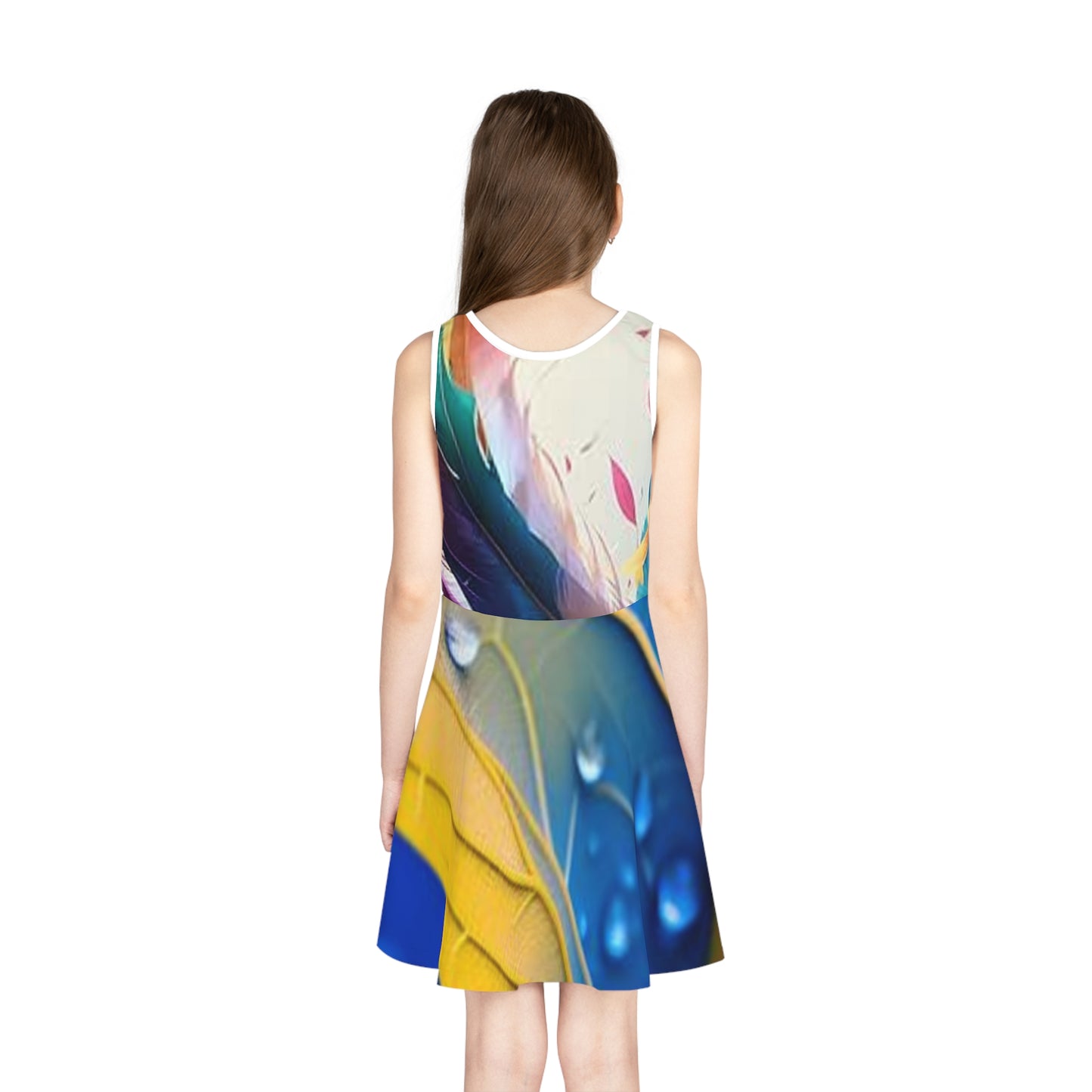 Girls' Sleeveless Sundress (AOP) S93