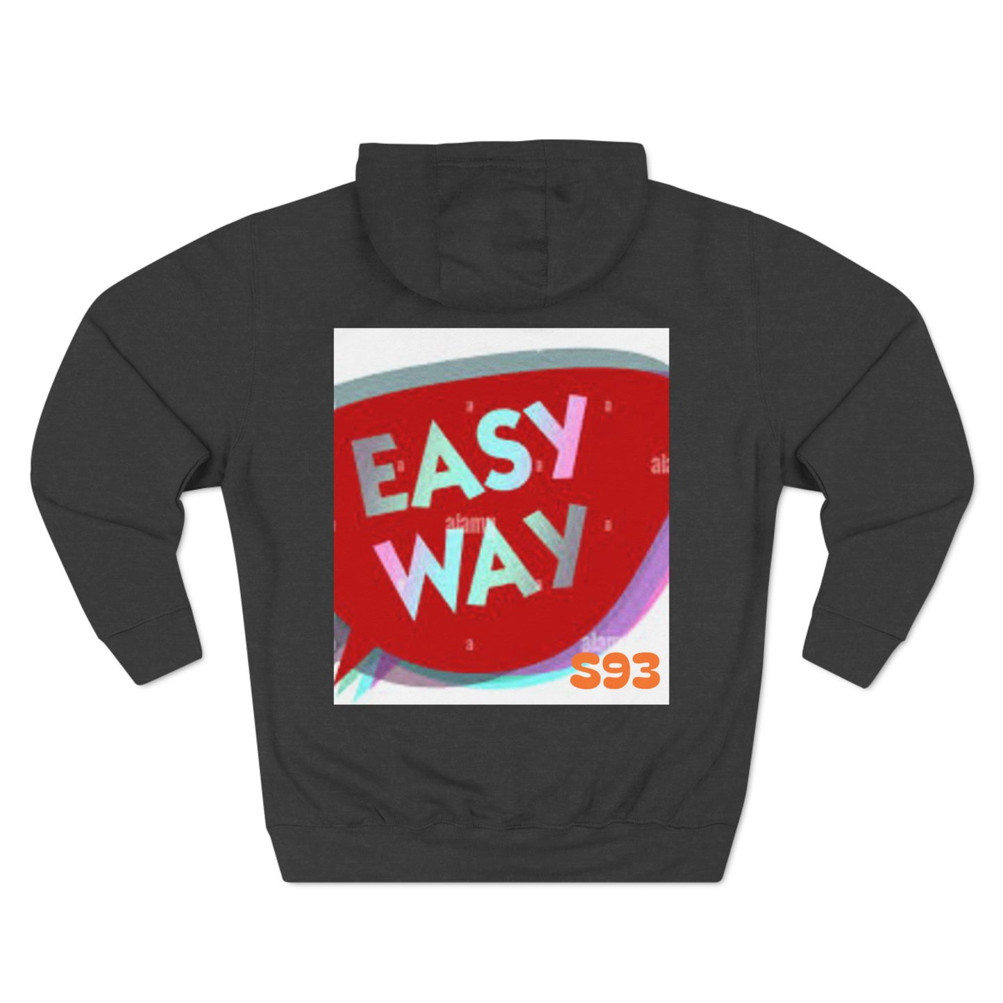 Three-Panel Fleece Hoodie S93