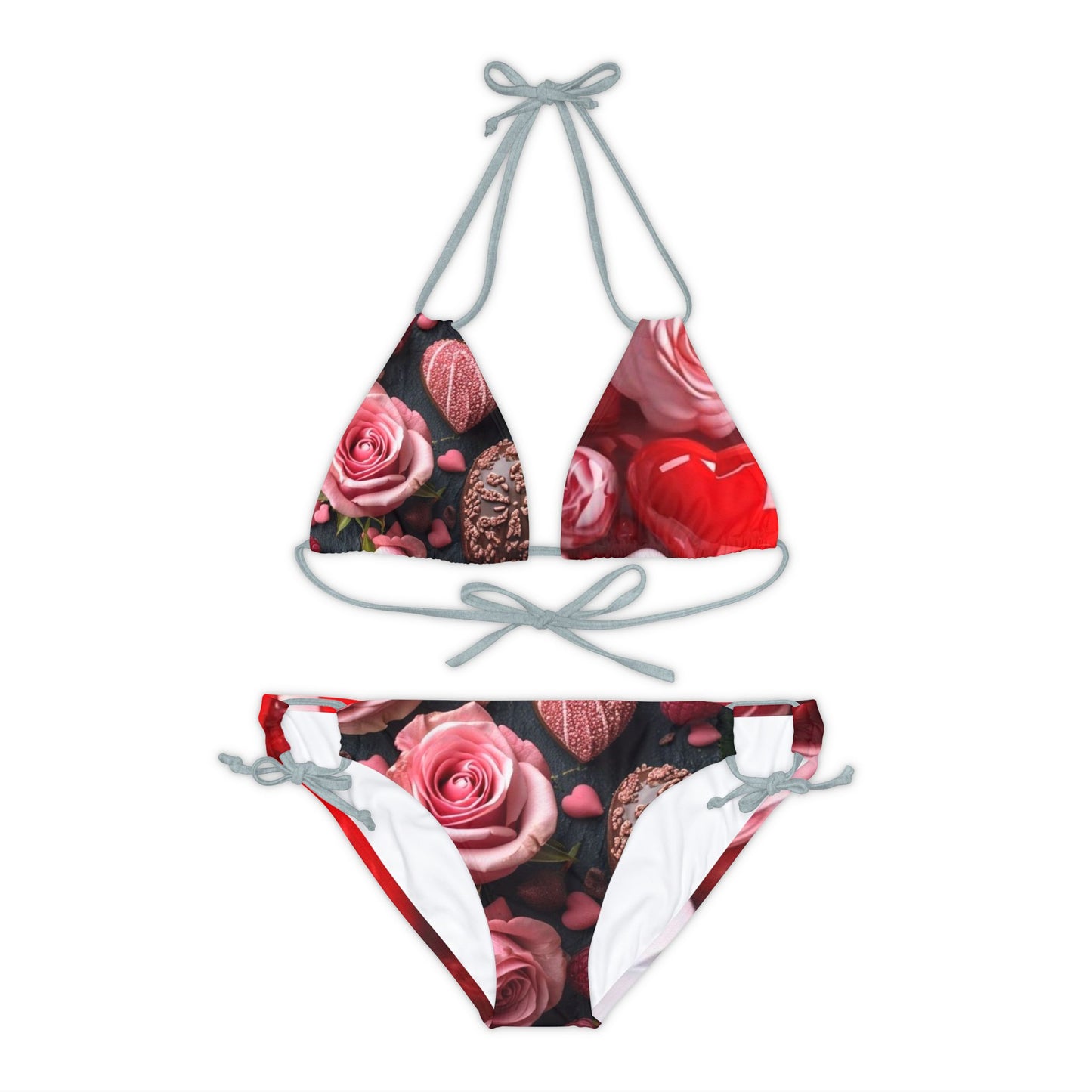 Strappy Bikini Set (AOP) S93
