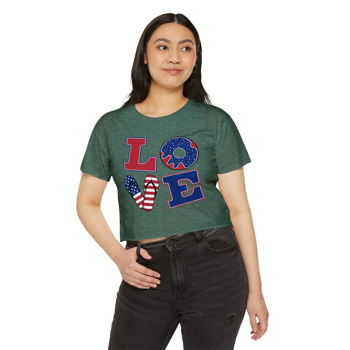 Women's Festival Crop Top S93