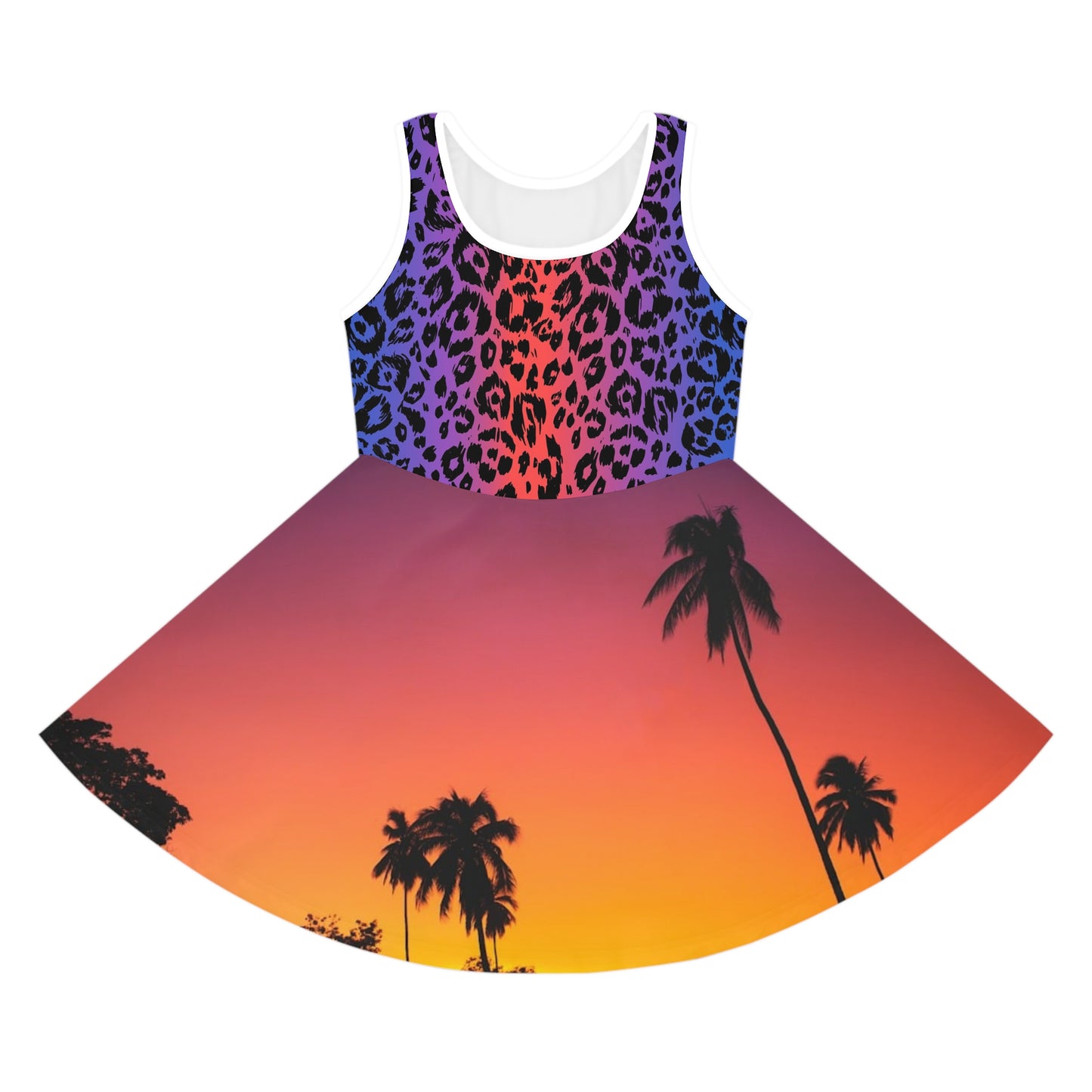Girls' Sleeveless Sundress (AOP) S93