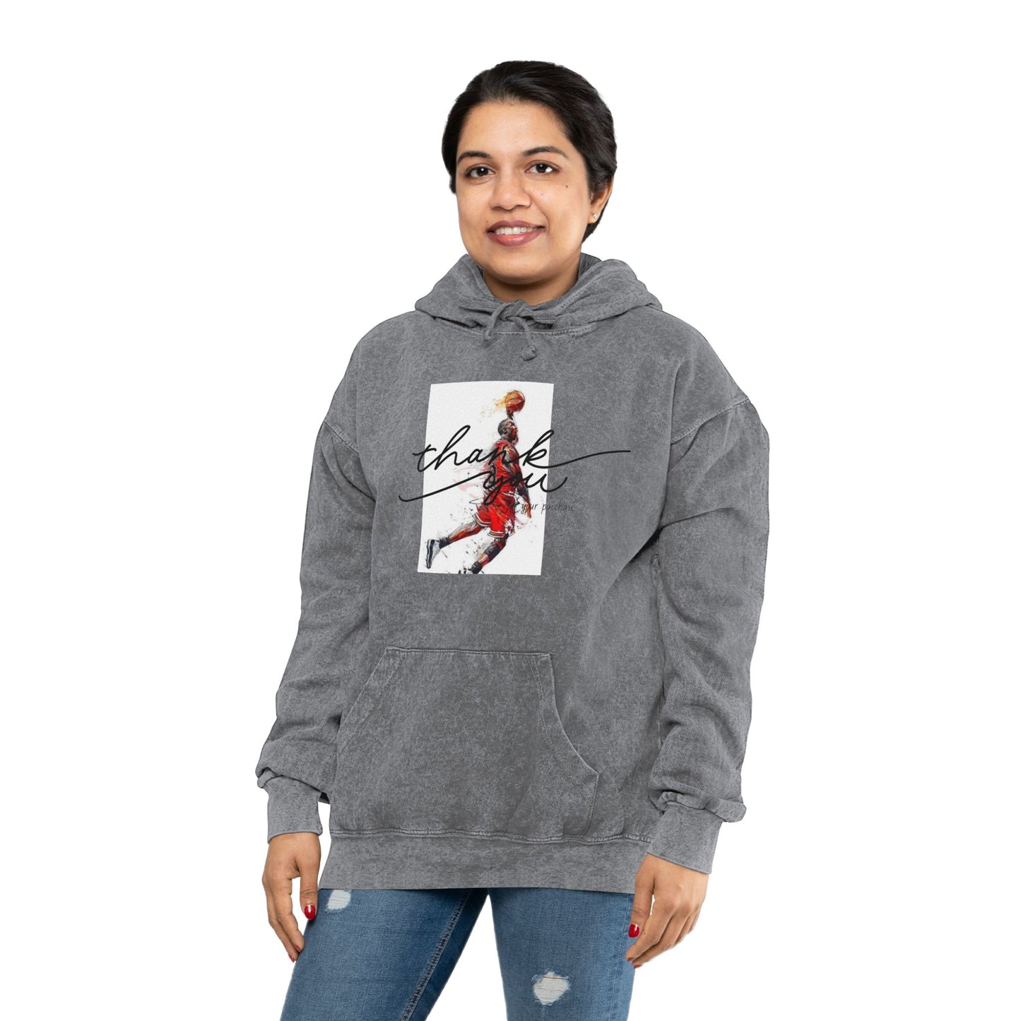 Unisex Mineral Wash Hoodie S93