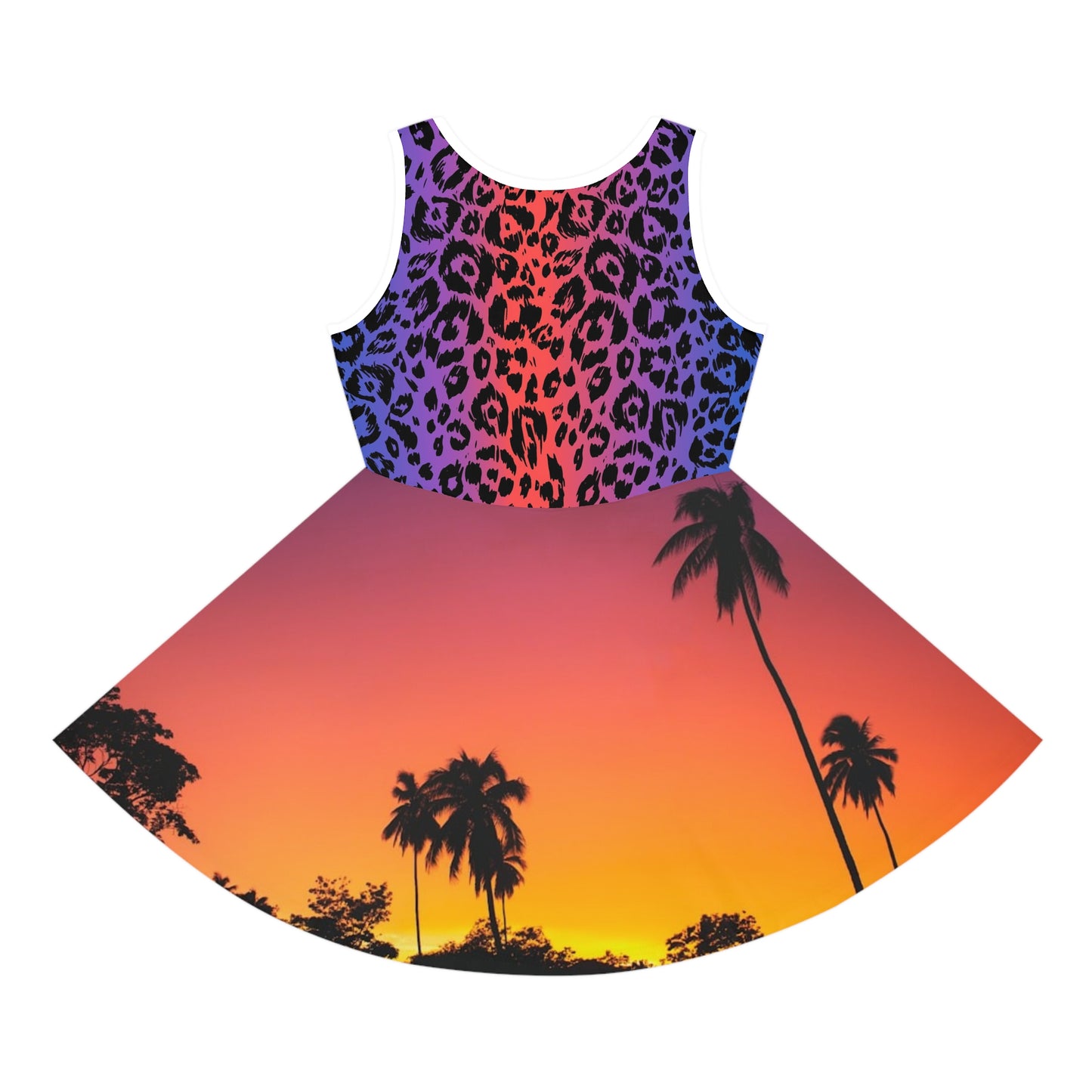 Girls' Sleeveless Sundress (AOP) S93