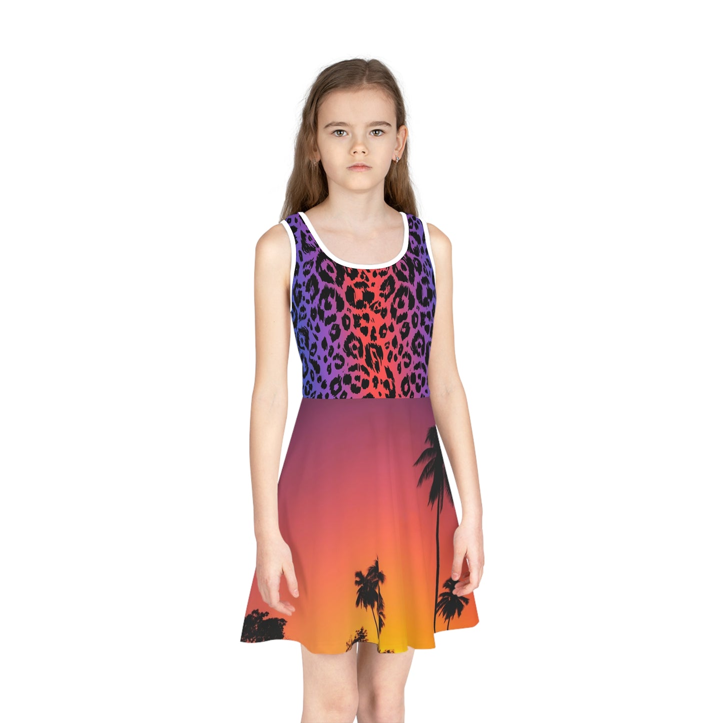 Girls' Sleeveless Sundress (AOP) S93