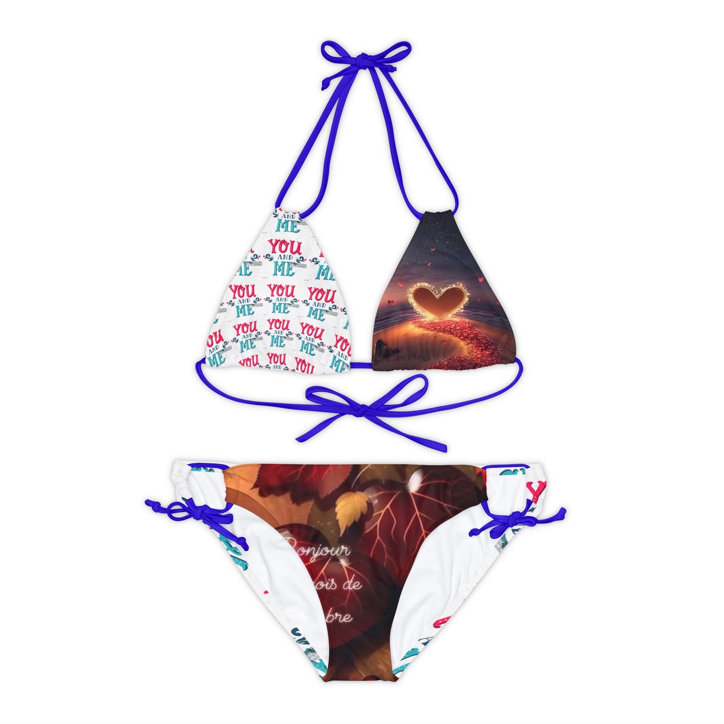 Strappy Bikini Set (AOP) s93