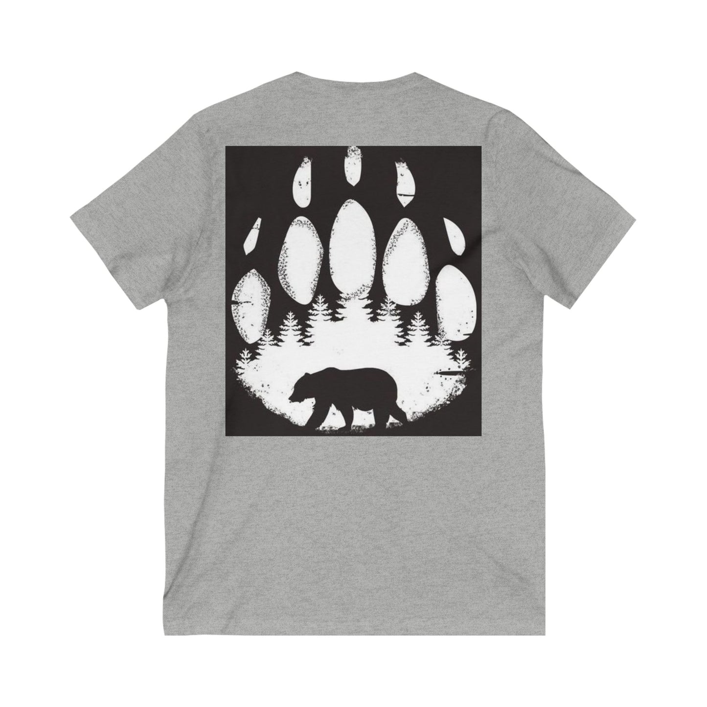 Unisex Jersey Short Sleeve V-Neck Tee S93