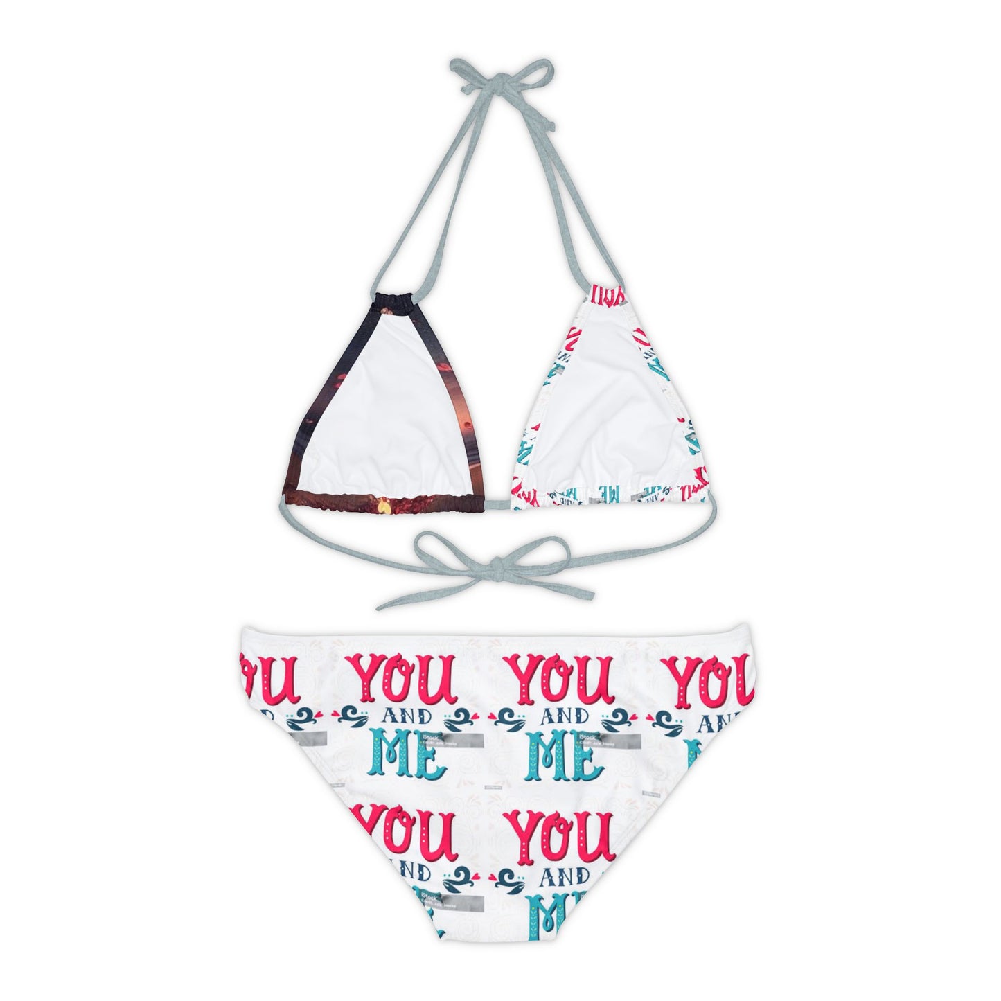 Strappy Bikini Set (AOP) s93
