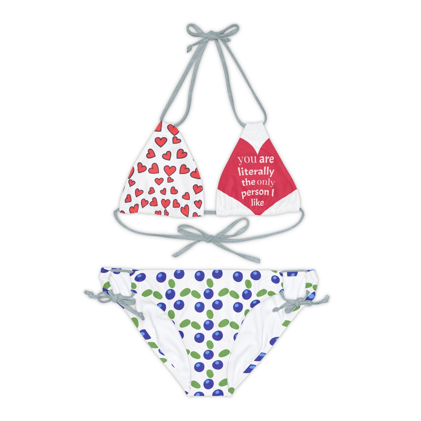 Strappy Bikini Set (AOP) S93