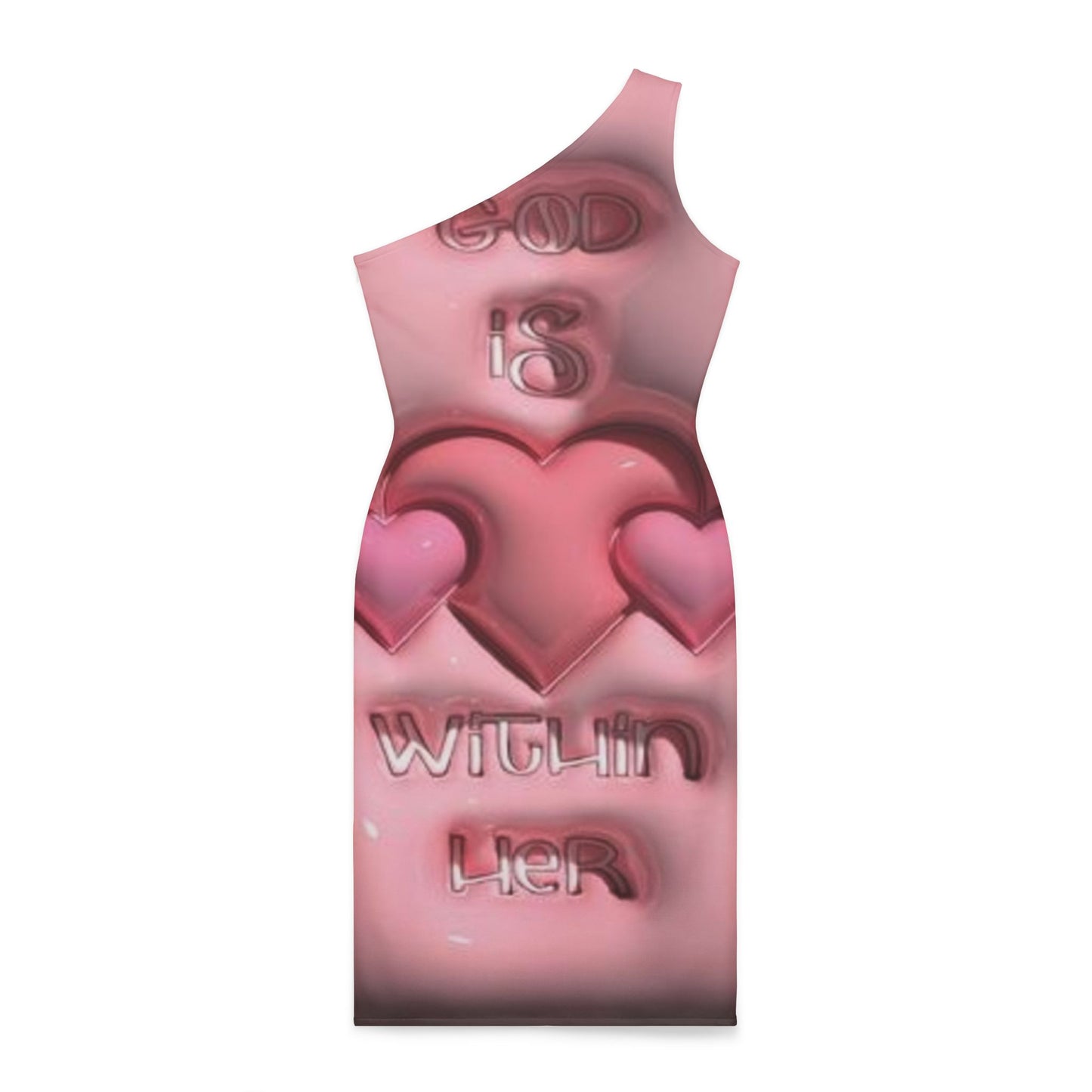 Shoulder Dress (AOP) S93 