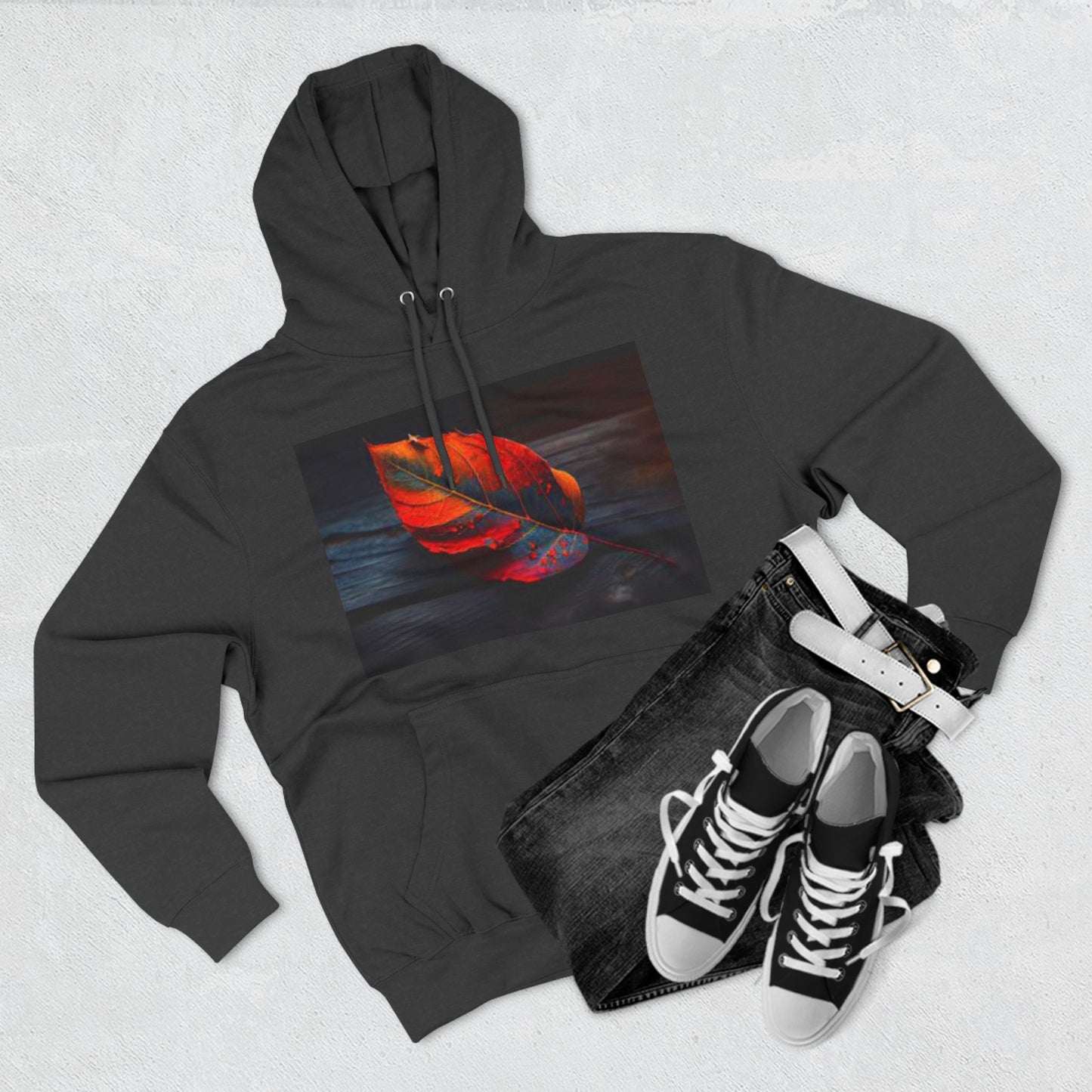 Three-Panel Fleece Hoodie S93