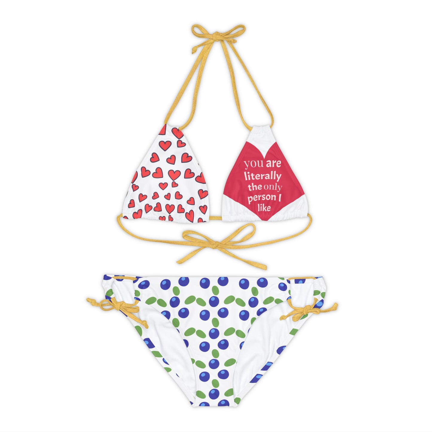 Strappy Bikini Set (AOP) S93