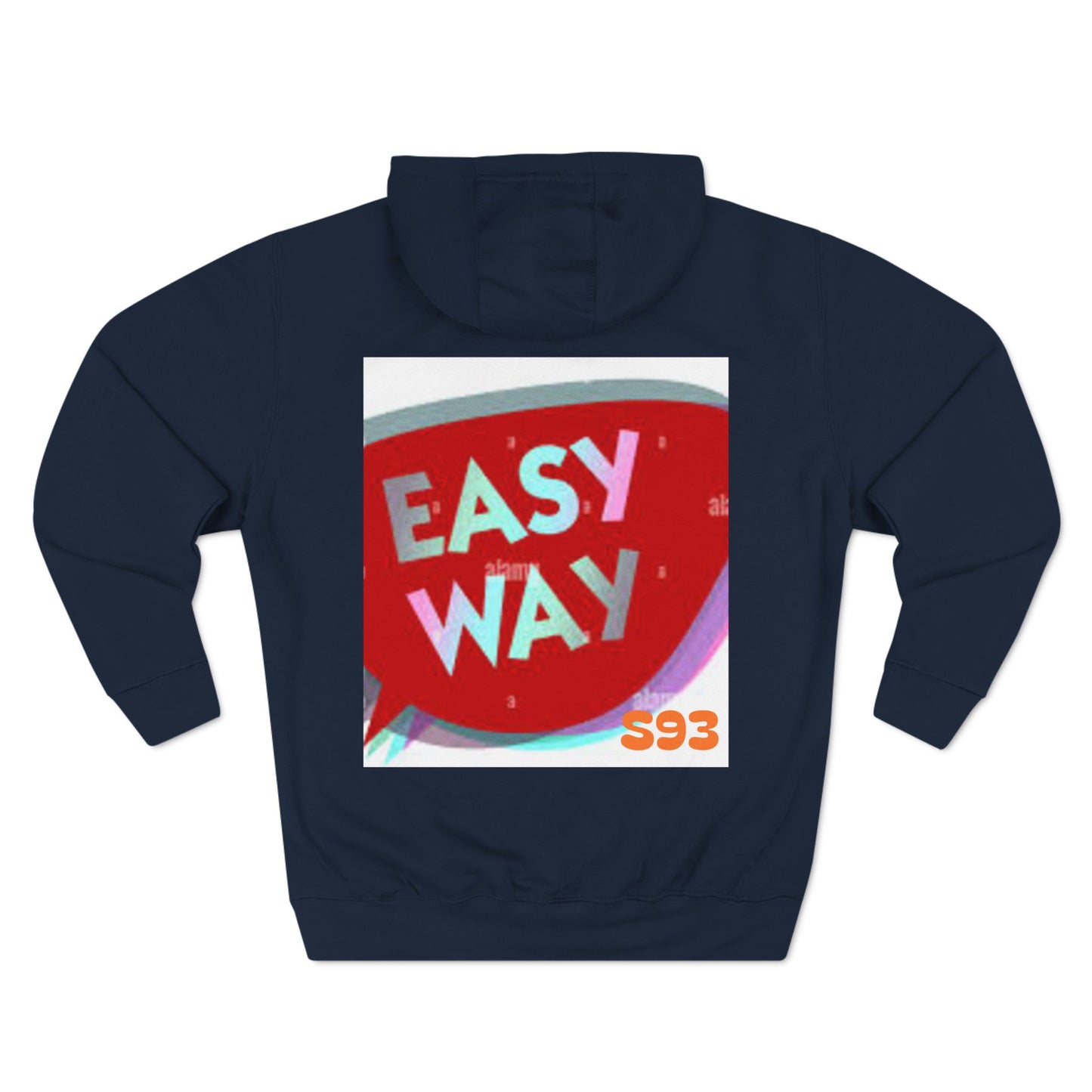 Three-Panel Fleece Hoodie S93