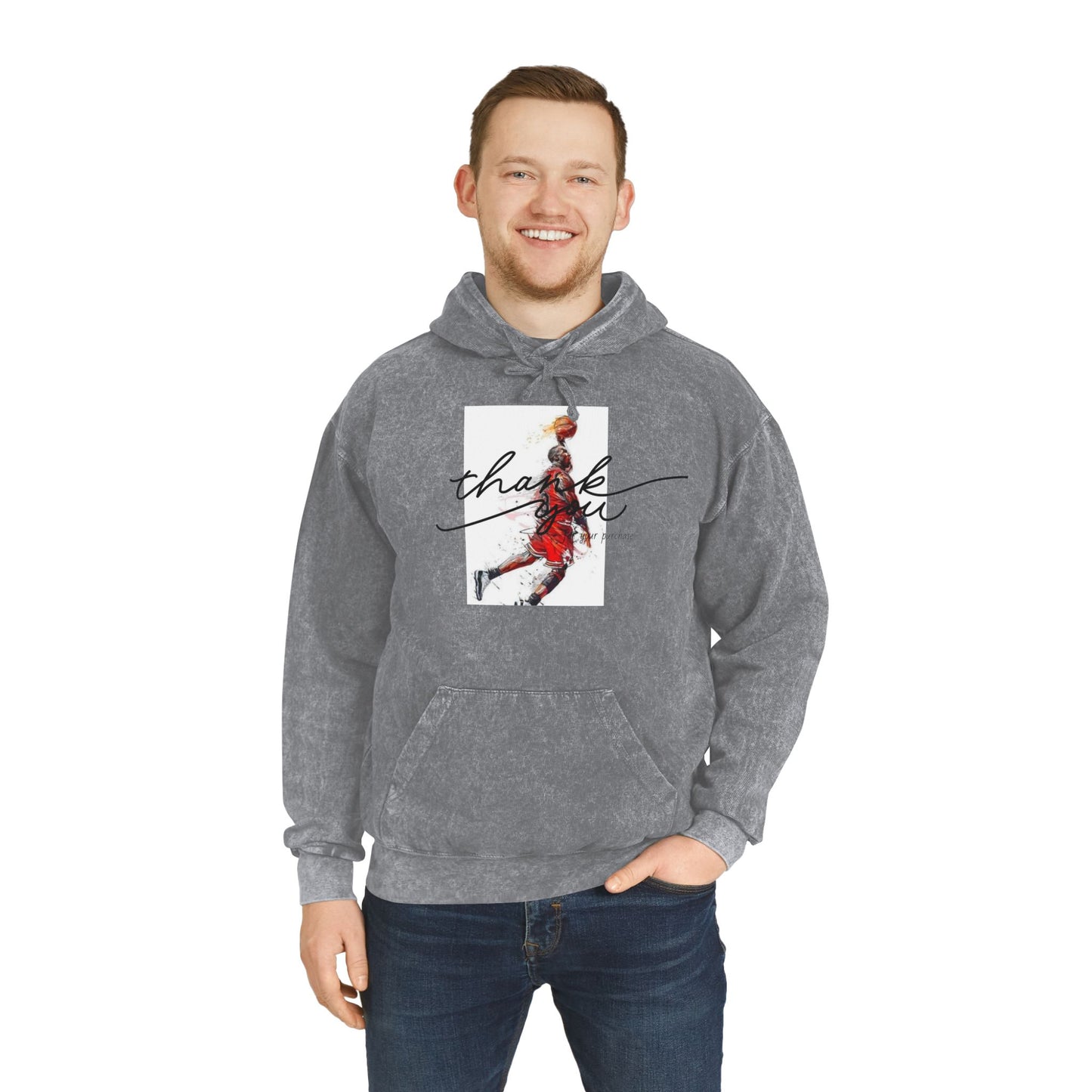 Unisex Mineral Wash Hoodie S93