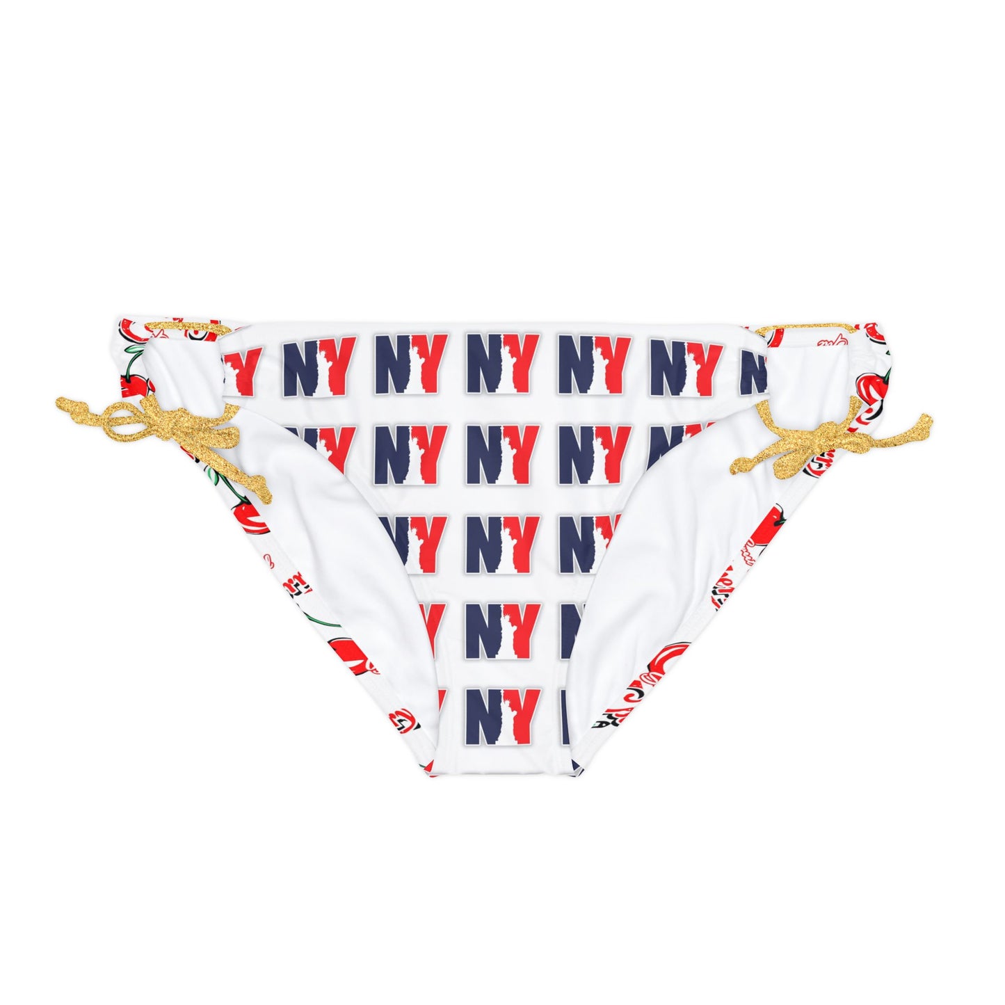 Loop Tie Side Bikini Bottom (AOP) S93