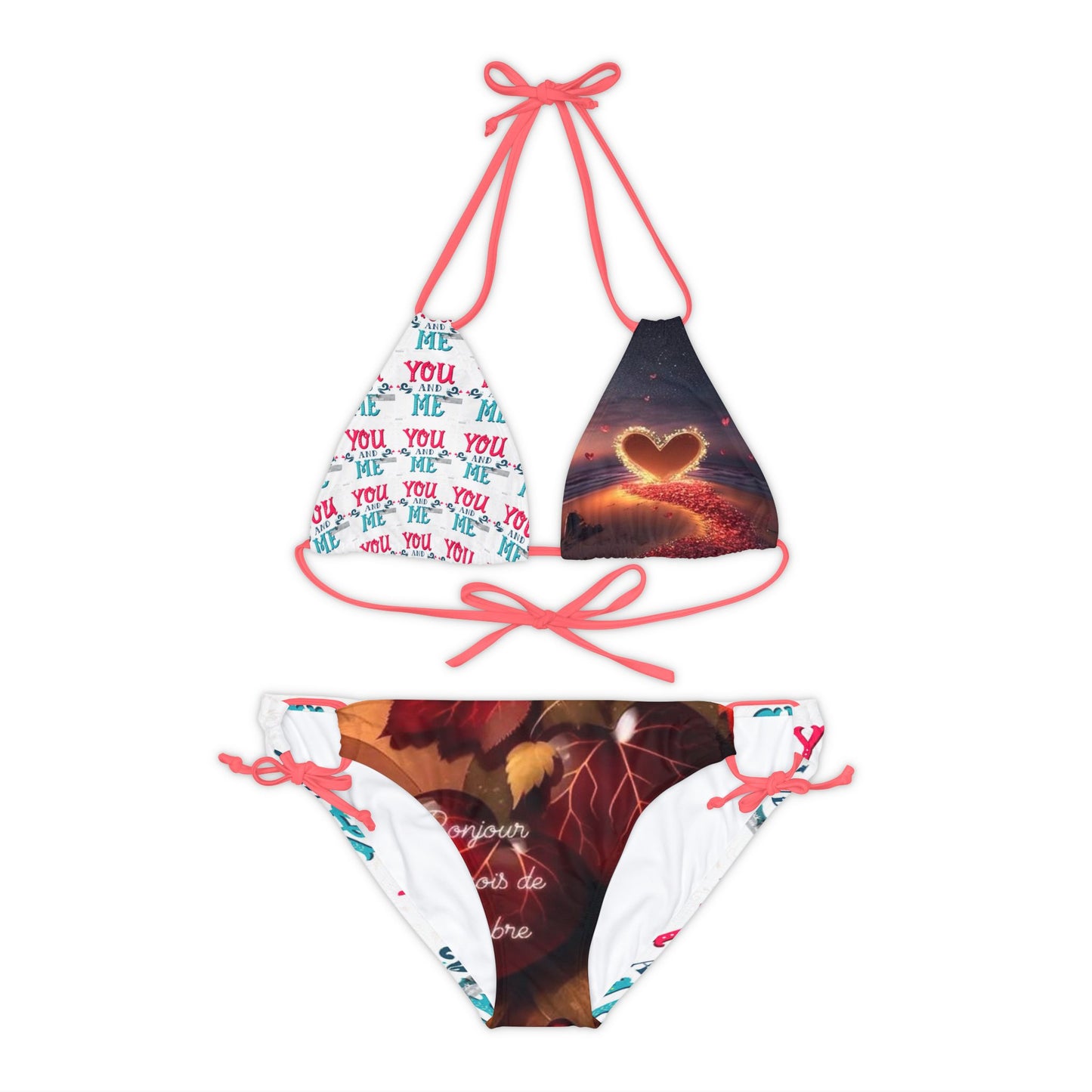 Strappy Bikini Set (AOP) s93