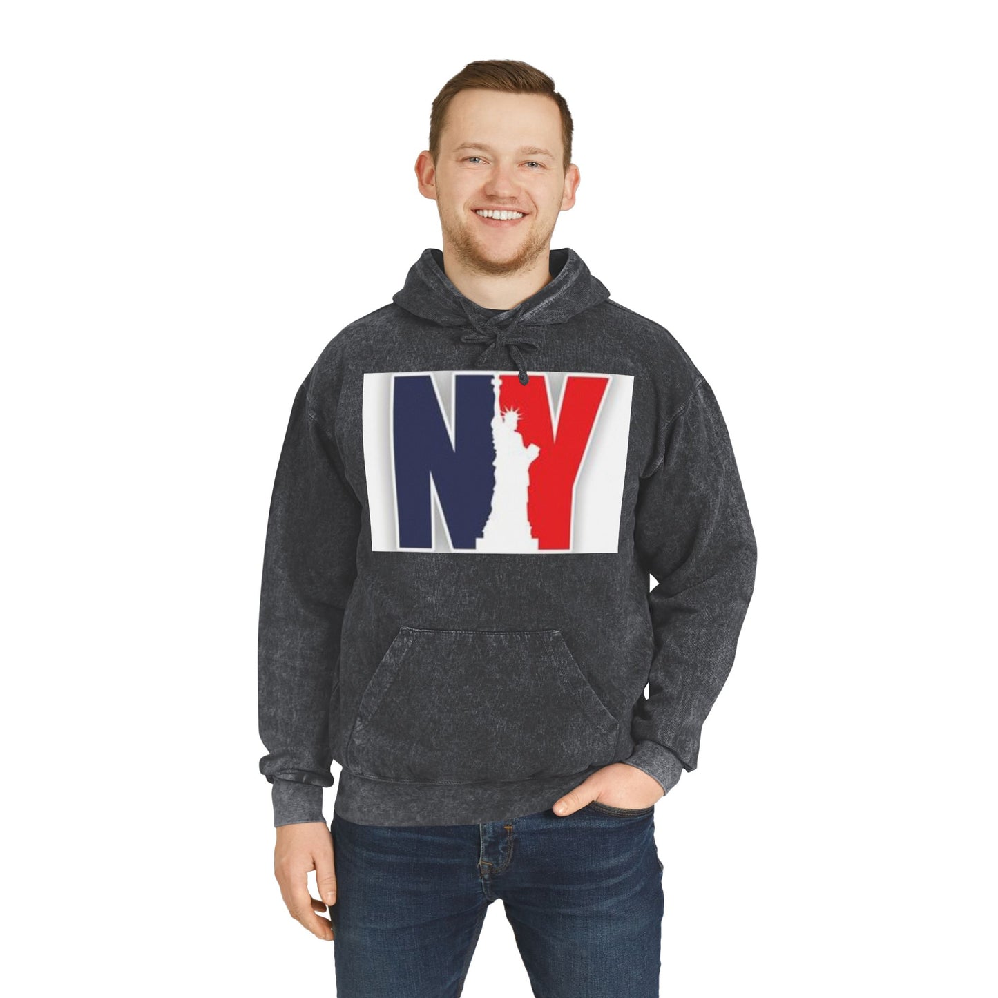 Unisex Mineral Wash Hoodie S93