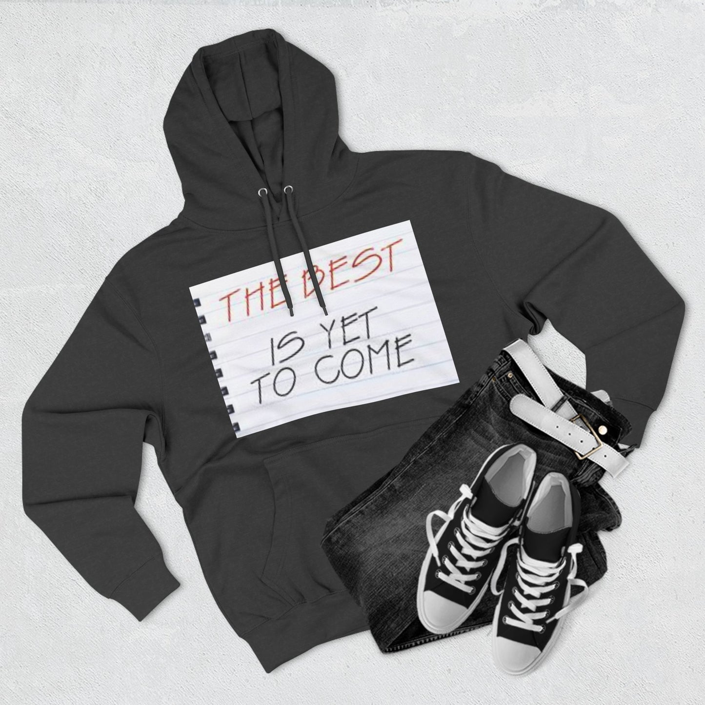 Three-Panel Fleece Hoodie S93