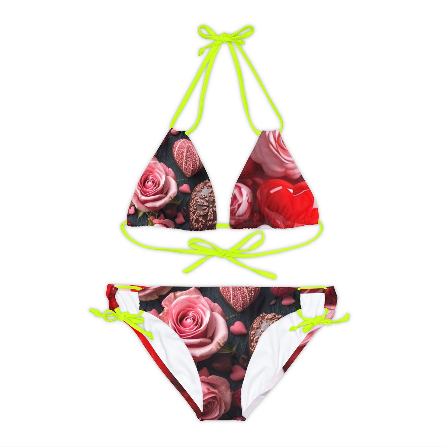 Strappy Bikini Set (AOP) S93