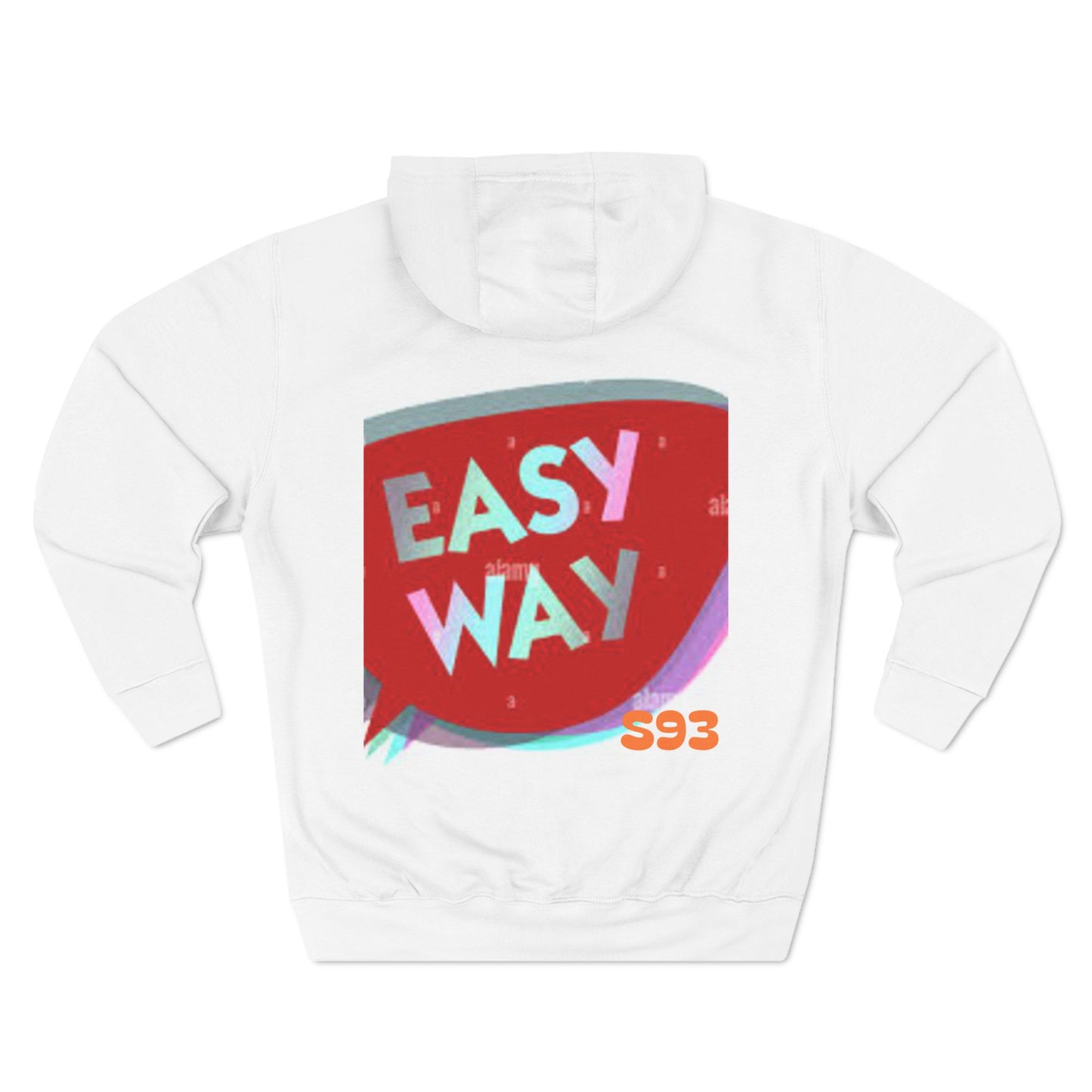 Three-Panel Fleece Hoodie S93