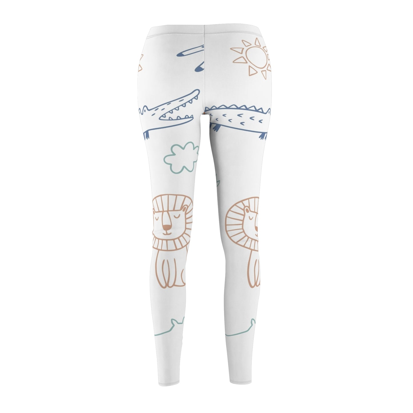 Women's Cut & Sew Casual Leggings (AOP) S93