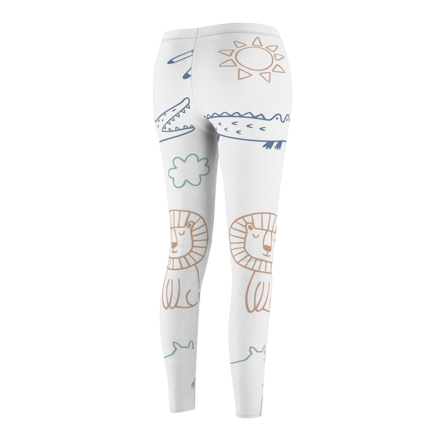 Women's Cut & Sew Casual Leggings (AOP) S93