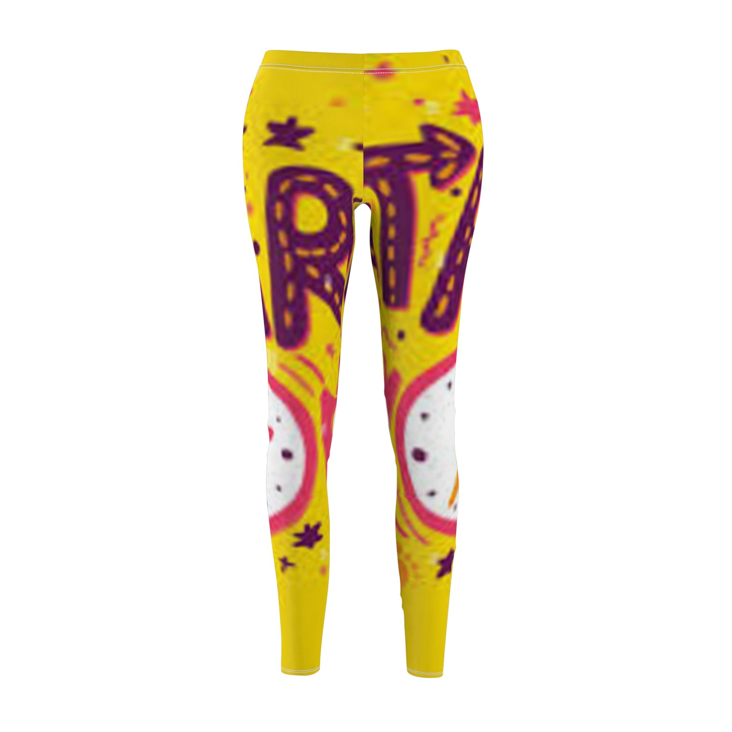 Women's Cut & Sew Casual Leggings (AOP) S93