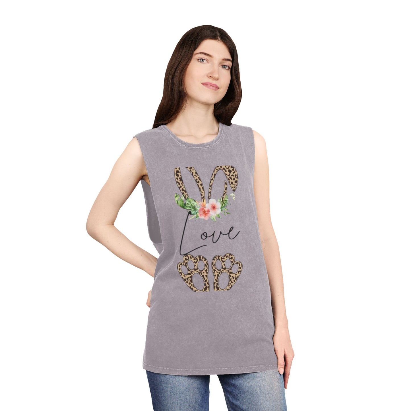 Unisex Stonewash Tank Top S93