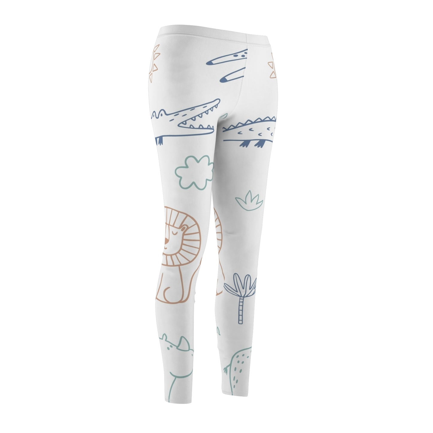 Women's Cut & Sew Casual Leggings (AOP) S93