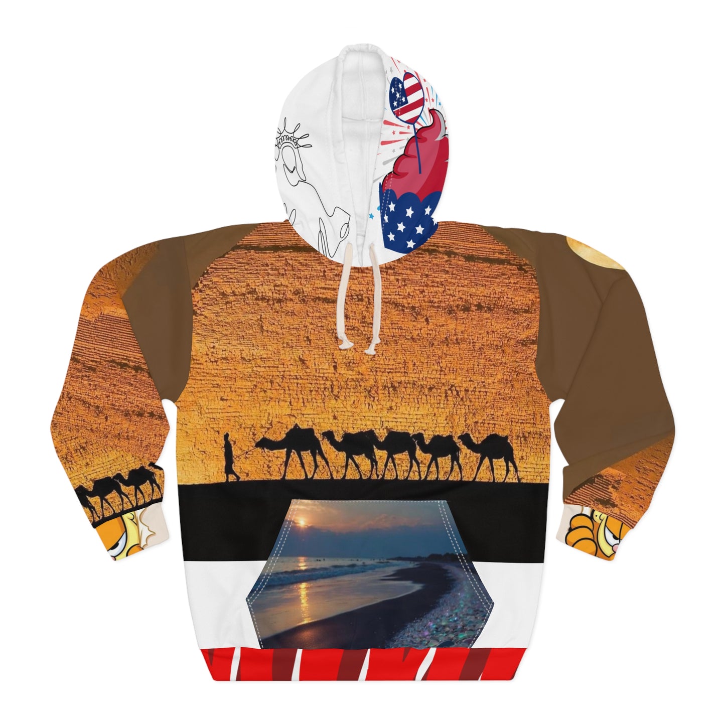 Unisex Pullover Hoodie (AOP) S93