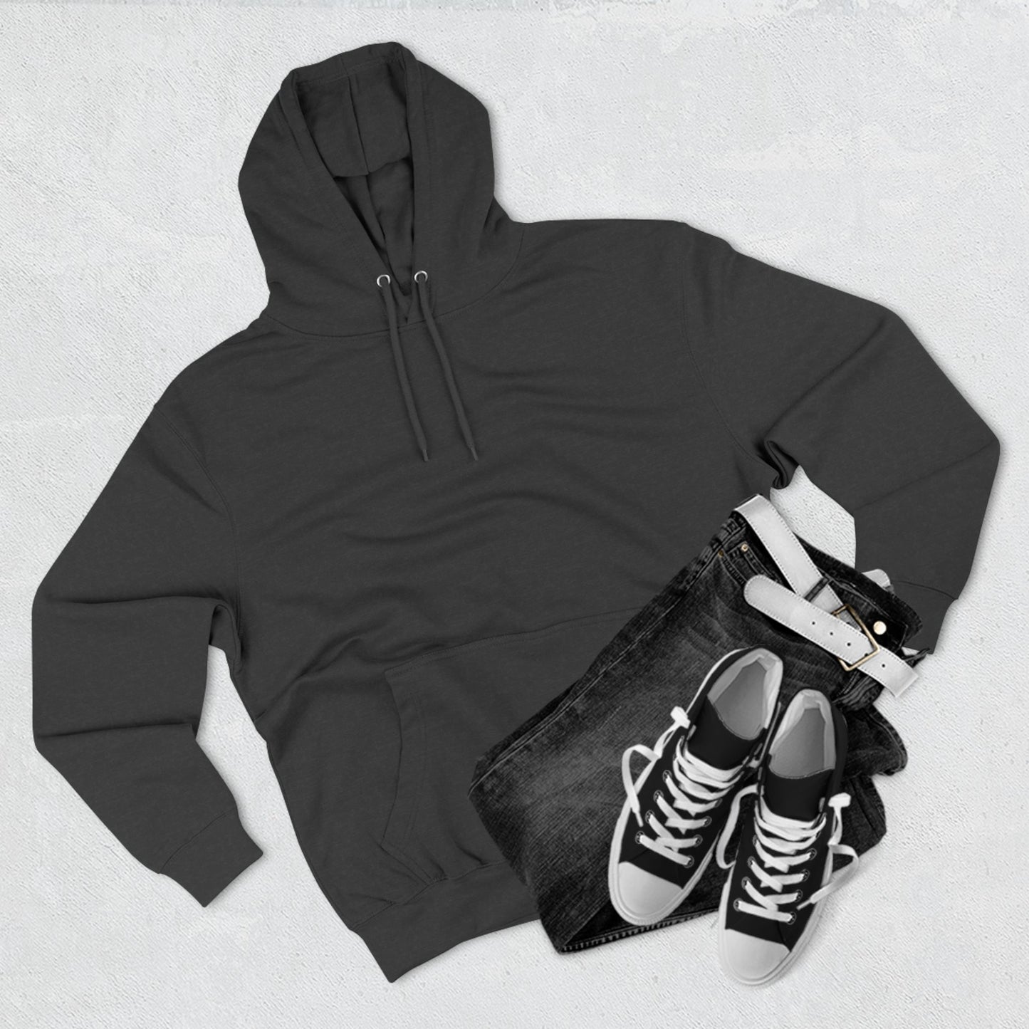Three-Panel Fleece Hoodie S93