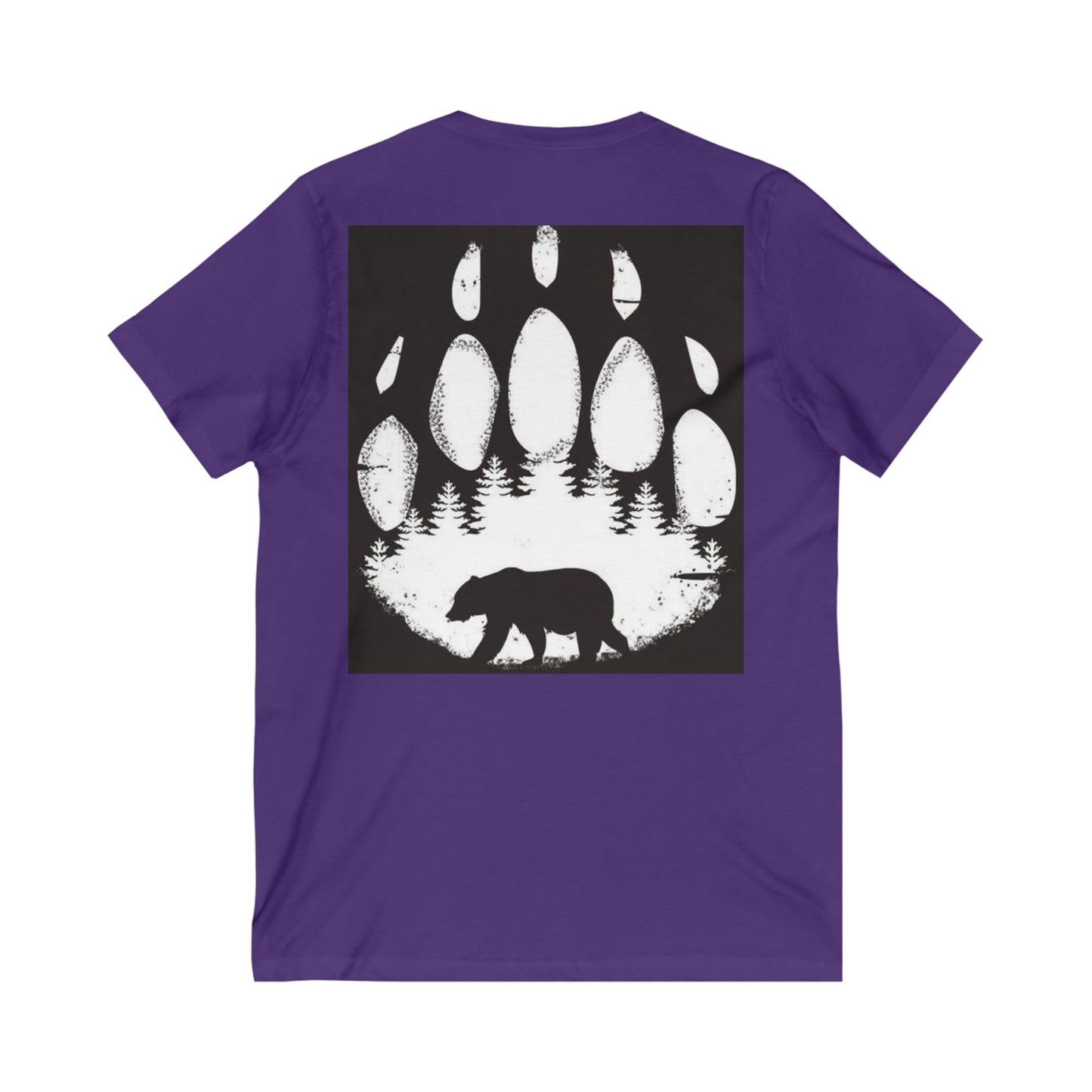 Unisex Jersey Short Sleeve V-Neck Tee S93